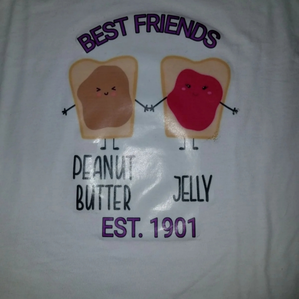 Novelty T-shirt PB&J Best Friend's T-Shirt